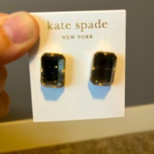 Kate Spade black and gold earrings